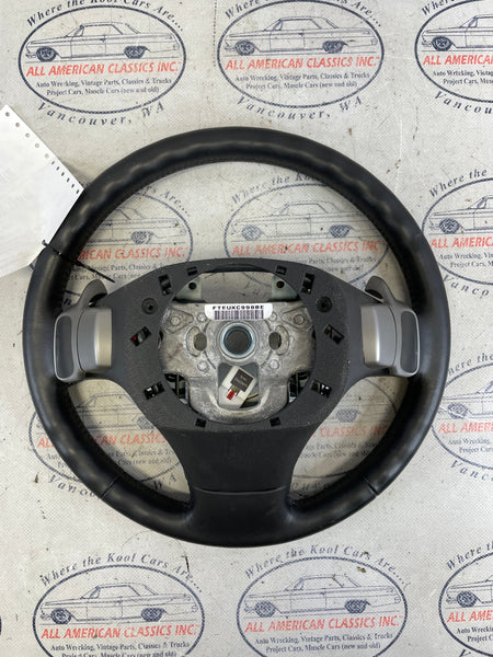 2008 C6 Corvette Grand Sport Steering Wheel Assembly - Black, Leather - OEM - All American Classics, Inc.