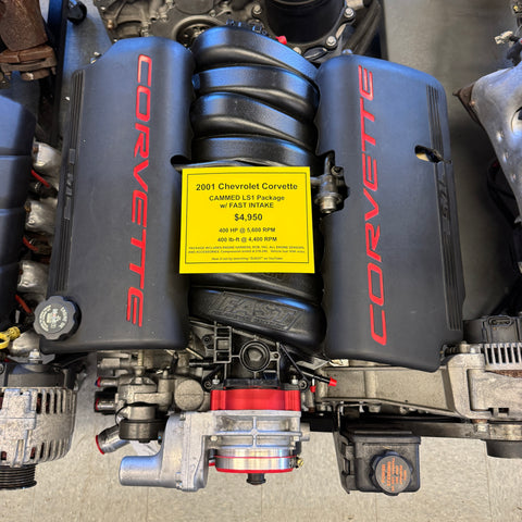 2001 Chevrolet Corvette LS1 Engine Package w/ Fast 98 Intake, Stock #ZL8227