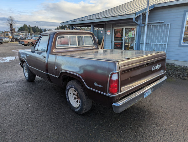 1976 Dodge D100 Pickup Short Box, Stock #279741