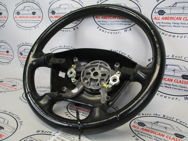 1997-2004 C5 Corvette BLACK 4-Spoke Steering Wheel Leather OEM GM - All American Classics, Inc.